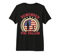 Drapeau américain Patriotique « Remember The Fallen Memorial Day US » T-Shirt Haut de Gamme