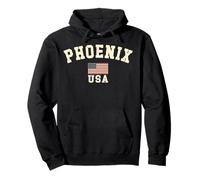 Drapeau américain Phoenix vintage Arizona Souvenir rétro Sweat à Capuche