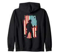 Drapeau américain Pompier Pompier Rescue Hero USA Sweat à Capuche