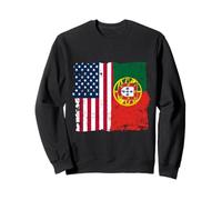 Drapeau américain Portugal Portugais USA Roots Sweatshirt