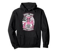 Drapeau américain pour Femme Camionneur Diesel Diva Sweat à Capuche