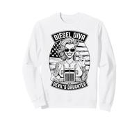 Drapeau américain pour Femme Camionneur Diesel Diva Sweatshirt