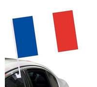 Drapeau américain pour fenêtre de voiture, 45,7 cm avec clip de fenêtre et mât de drapeaux, mât de drapeau national fixe pour fenêtre, accessoires de décoration patriotique pour festival sportif