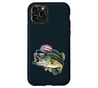 Drapeau américain pour pêche au bar patriotique Coque pour iPhone 11 Pro