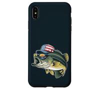 Drapeau américain pour pêche au bar patriotique Coque pour iPhone XS Max