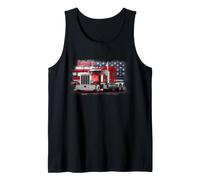 Drapeau américain pour Semi-remorque, Chauffeur de Camion Big Rig Débardeur