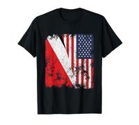 Drapeau américain Principauté de Sealand Vieilli - Demi américain T-Shirt