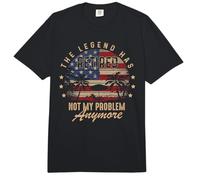 Drapeau américain « Retired Not My Problem Anymore » pour Hommes et Femmes Comfort Colors Adult Heavyweight T-Shirt