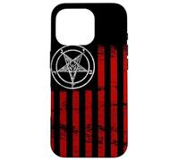 Drapeau américain Satanique Make America Satanique Baphomet Satan Coque pour iPhone 16 Pro