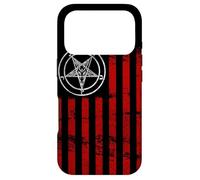 Drapeau américain Satanique Make America Satanique Baphomet Satan Coque pour iPhone 17 Pro