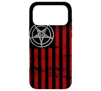 Drapeau américain Satanique Make America Satanique Baphomet Satan Coque pour iPhone 17 Pro Max