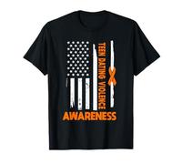 Drapeau américain Sensibilisation à la Violence dans Les fréquentations des Adolescents États-Unis T-Shirt