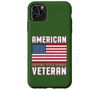 Drapeau américain servi avec Hommage aux vétérans d'honneur Coque pour iPhone 11 Pro Max