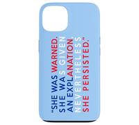 Drapeau américain « She Was Warned Nevertheless She Persisted » Coque pour iPhone 13
