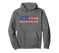 Drapeau américain « She Was Warned Nevertheless She Persisted » Sweat à Capuche