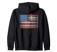Drapeau américain sous-marin patriotique vétéran Sweat à Capuche