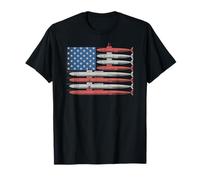 Drapeau américain sous-marin patriotique vétéran T-Shirt