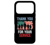 Drapeau américain « Thank You for Your Service » - Memorial Veterans Day Coque pour iPhone 17 Pro