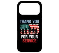 Drapeau américain « Thank You for Your Service » - Memorial Veterans Day Coque pour iPhone 17 Pro Max