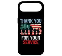 Drapeau américain « Thank You for Your Service » - Memorial Veterans Day Coque pour iPhone Air