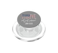 Drapeau américain Thrive Not Just Survive John 10:10 Bible Passage PopSockets PopGrip pour MagSafe