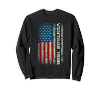 Drapeau américain Vintage 1936 90e Anniversaire 90 Ans Sweatshirt