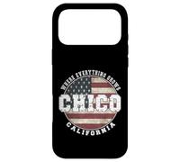 Drapeau américain Vintage Chico Californie Coque pour iPhone 17 Pro Max