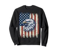 Drapeau américain Vintage du 4 Juillet pour Hommes, Femmes, Enfants Sweatshirt