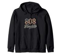 Drapeau américain vintage Honolulu 808 Code régional Patriot USA Sweat à Capuche