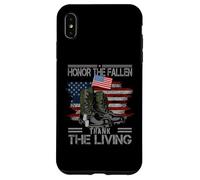 Drapeau américain Vintage Honor The Fallen Thank The Living Coque pour iPhone XS Max