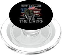 Drapeau américain Vintage Honor The Fallen Thank The Living PopSockets PopGrip pour MagSafe