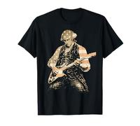 Drapeau américain Vintage Jouant de la Guitare George Washington T-Shirt