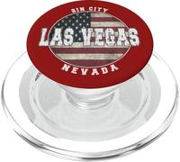 Drapeau américain Vintage Las Vegas Nevada PopSockets PopGrip pour MagSafe