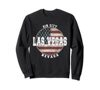 Drapeau américain Vintage Las Vegas Nevada Sweatshirt