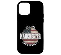 Drapeau américain Vintage Manchester Connecticut Coque pour iPhone 12 Mini