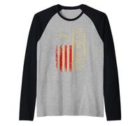 Drapeau Américain Vintage 'Nous Le Peuple' Manche Raglan