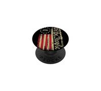 Drapeau Américain Vintage 'Nous Le Peuple' PopSockets PopGrip Adhésif
