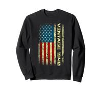 Drapeau américain Vintage Patriotique 1940 86e Anniversaire Sweatshirt