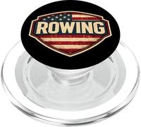 Drapeau Américain Vintage Rameur Athlète Rameur USA PopSockets PopGrip pour MagSafe