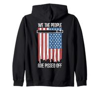 Drapeau américain « We The People Are Pissed Off » Sweat à Capuche