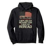 Drapeau américain « We The People It Doesn't Need to Be Rewritten » de 1776 Sweat à Capuche