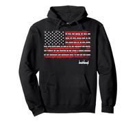 Drapeau américain « We Will Not Break We Will Not Yield » Sweat à Capuche