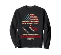 Drapeau Amérique Trinité-et-Tobago Demi Trinidad Américain Sweatshirt