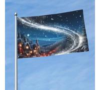 Drapeau amusant de 9,1 x 1,5 m avec inscription « Christmas is coming » - Drapeaux de jardin pour toutes les saisons - Pour décoration de dortoir, fête en plein air