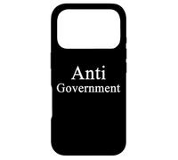 Drapeau anarchiste Anti-Gouvernement Militant libertaire Anarchie Anarchie Coque pour iPhone 17 Pro