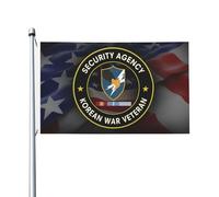 Drapeau Ancien combattant de la guerre de Corée, Drapeaux 90X150cm | Résistant à la Décoloration Bunting Couleurs Vives Drapeau Corsaire pour Intérieur Fête Restaurant membre des services