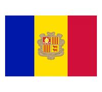 Drapeau Andorre - 5 X 3,3 Cm - Sticker/Autocollant