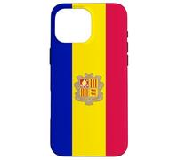 Drapeau Andorre Andorre Coque pour iPhone 16 Pro Max