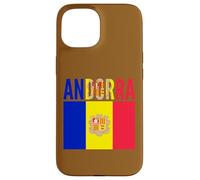 Drapeau Andorre Fierté Nationale Couleurs Pays Coque pour iPhone 15