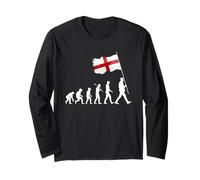 Drapeau Anglais Anglais Saint Georges Day Patriotique Manche Longue
